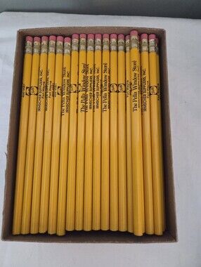 Box Of Advertising Novelty Wooden Pencils Unsharpened Pella Window Store